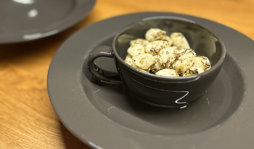 Knoblauch-Teller