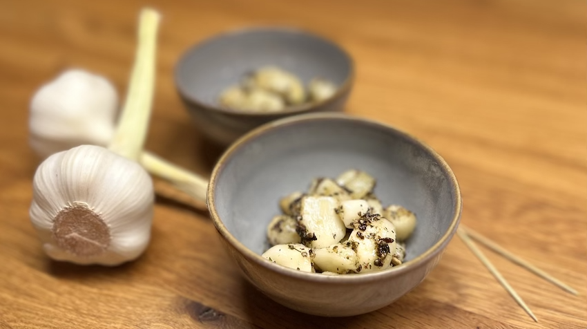 Knoblauch Snack
