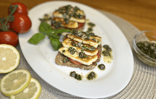 Halloumi Bruschetta
