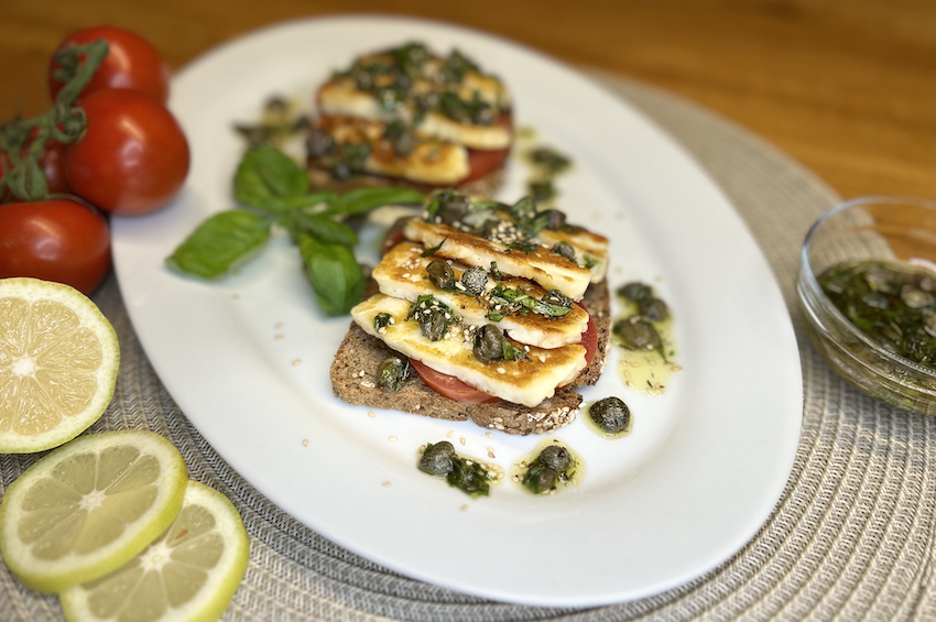 Halloumi Bruschetta